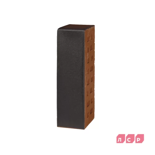Облицовочный клинкерный кирпич Гётеборг графит, гладкий серия Обсидиан, ЛСР