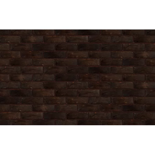 Гамма чёрная,  BakSteen, текстура коричневый шов