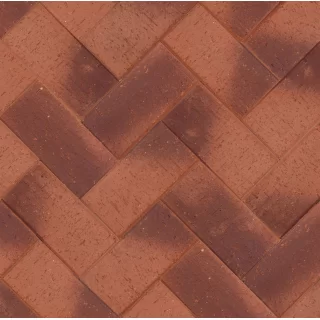 ЛИВЕРПУЛЬ Бордо флэш, 200х100х50, клинкер тротуарный, ЛСР