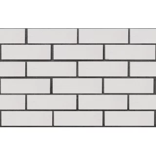 Клинкерный кирпич белый ВЕРНАМО, винтаж, серия Обсидиан,  ЛСР