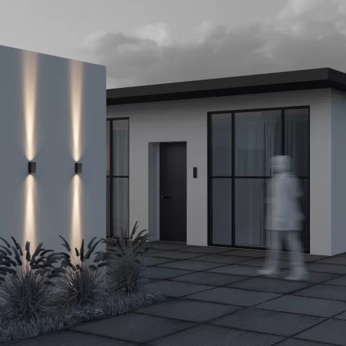 Купить Уличный настенный светильник Shell O570WL-L10B3K - фото: 4