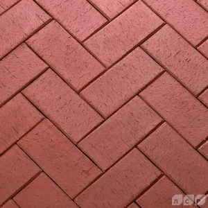 ЭДИНБУРГ темно-красный, 200х100х50, клинкер тротуарный, ЛСР