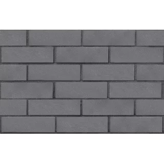 Клинкерный кирпич серебристый ЭЛЬФУС, гладкий, серия Обсидиан,  ЛСР