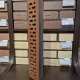 Ригельный клинкерный кирпич Керамейя, Сапфир LF1, кофейный Брест
