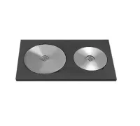 Плита 2-х конфорочная 3В, 584х344