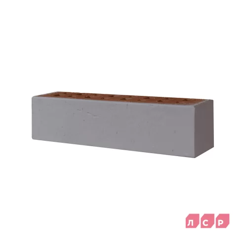 Клинкерный кирпич серый 250x85x65 Осло, винтажный, серия Обсидиан,  ЛСР