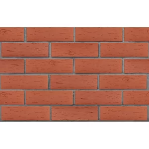 Клинкерный кирпич красный ЛОНДОН, береста, серия Классика, ЛСР