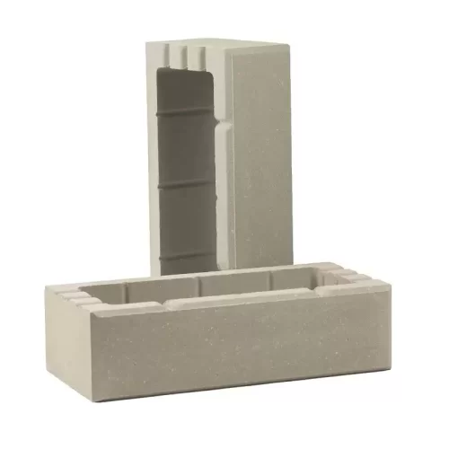 Купить Блок для забора пролетный декоративный СТАЛЬ  (ТБЛОК-П1)