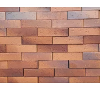 Клинкерный кирпич Гранат 5 Рустика красный эконом 250x120x65 М300, Керамейя