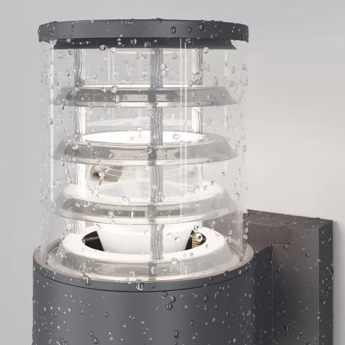 Купить Уличный настенный светильник Bronx O576WL-02GR - фото: 3