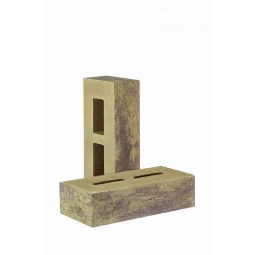 Купить Кирпич облицовочный гиперпрессованный пустотелый гладкий графитово-зеленый  КСПГ67