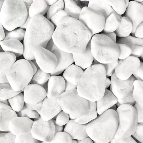 Купить Мрамор галтованный белый фр. 20-40мм (20кг) ЩКНгалт (20кг)