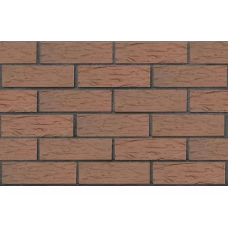 Кирпич керамический СВЕТЛО-КОРИЧНЕВЫЙ ФЛЭШ УЛЬТРА (ТЁМНЫЙ), поверхность рустик, ЛСР