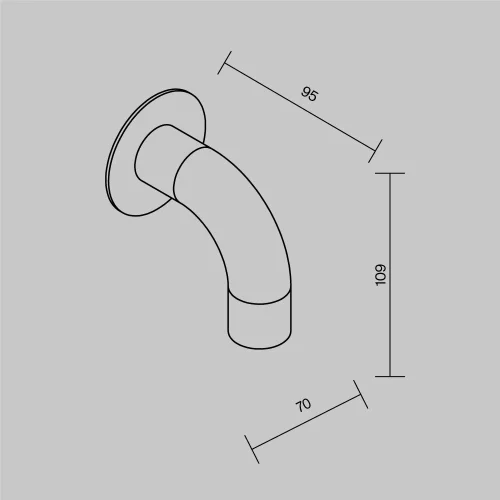 Купить Уличный настенный светильник Sleek O477WL-L2GF3K - фото: 6