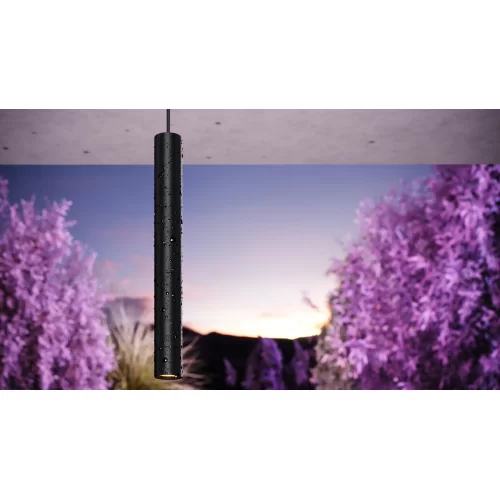Уличный трековый подвесной светильник Focus Led Elasity IP 3000К 8Вт 38° черный O-TR01-1-P-8WB3K — фото 15, Светильники для уличной трековой системы освещения Elasity IP, Maytoni
