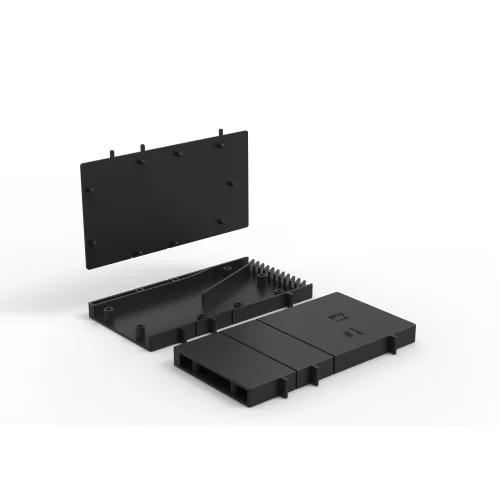 Вентиляционная коробочка черная фасадная