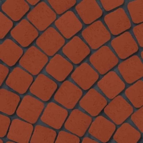 ЛОНДОН КВАДРО R, 100х100х50, клинкер тротуарный, ЛСР