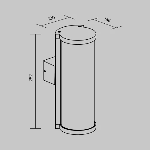 Купить Уличный настенный светильник Conf O451WL-01GF - фото: 5