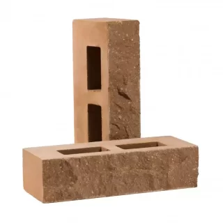 Кирпич облицовочный гиперпрессованный пустотелый фактурный "Дикий камень" ЛАТТЭ КСПА3