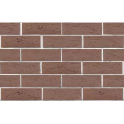 Клинкерный кирпич коричневый МЮНХЕН, береста, серия Классика,  ЛСР