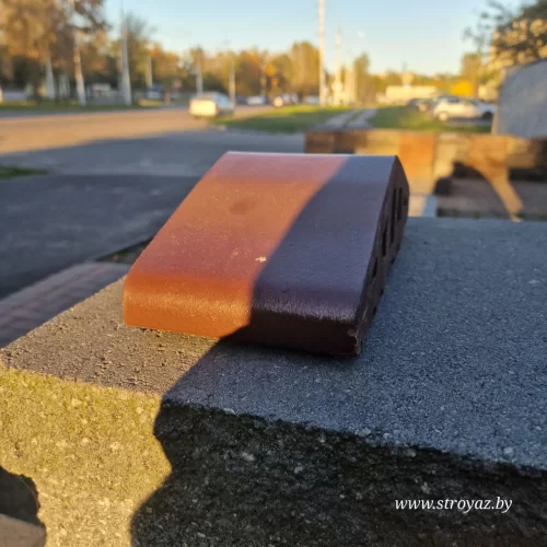 Купить Профильный кирпич двухскатный большой коричневый, 310х130х85, King Klinker - фото: 2