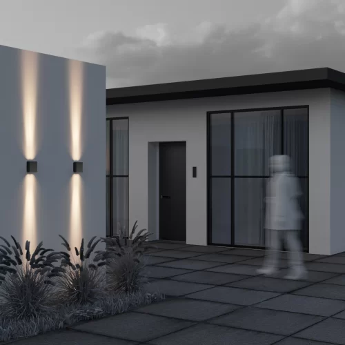 Купить Уличный настенный светильник Shell O570WL-L20B3K - фото: 4