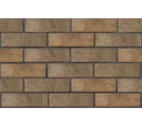 Кирпич керамический КРАСНЫЙ ФЛЭШ УЛЬТРА С ПЕПЕЛЬНОЙ ПОСЫПКОЙ, поверхность рустик, ЛСР