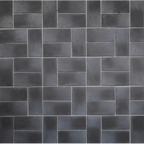 ЗАЛЬЦБУРГ графитовый платина, 200х100х50, клинкер тротуарный, ЛСР