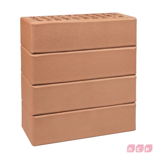 Купить Кирпич керамический СВЕТЛО-КОРИЧНЕВЫЙ, поверхность гладкая, ЛСР - фото: 2