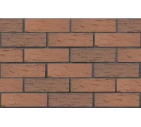 Кирпич керамический СВЕТЛО-КОРИЧНЕВЫЙ ФЛЭШ, поверхность рустик, ЛСР
