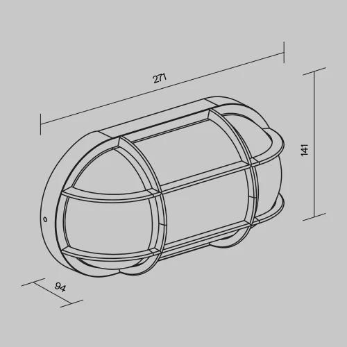 Купить Уличный настенный светильник Candle O449WL-01GF1 - фото: 5