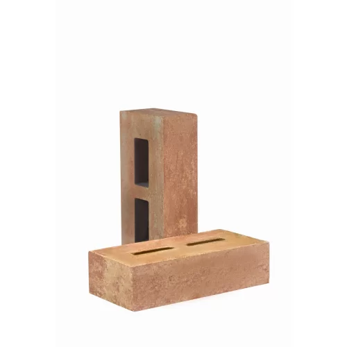 Купить Кирпич облицовочный гиперпрессованный пустотелый гладкий серо-коричневый КСПГ15