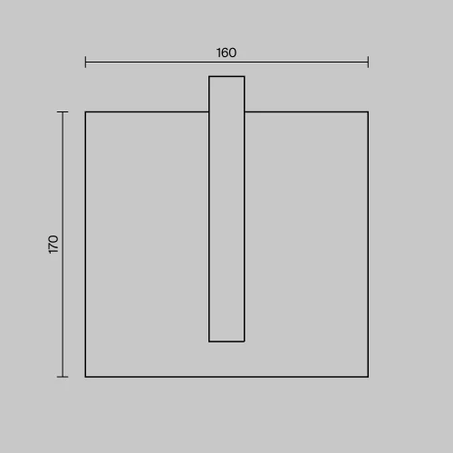 Купить Уличный настенный светильник Line O484WL-L6GF3K - фото: 6