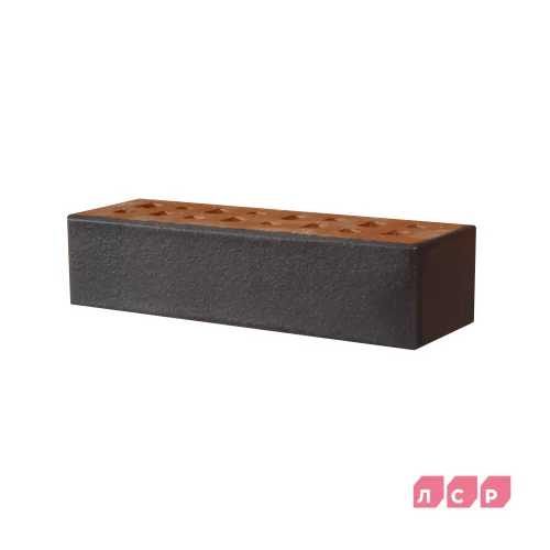 Облицовочный клинкерный кирпич Гётеборг графит 250x85x65, гладкий серия Обсидиан,