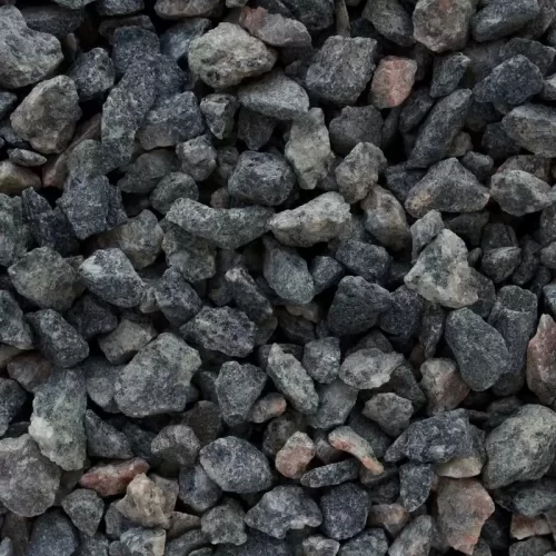 Купить Щебень декоративный серо-розовый (гранитный) 5-10мм (20 кг) ЩГ 5-10