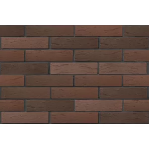 Кирпич керамический КРАСНЫЙ ФЛЭШ УЛЬТРА (ТЁМНЫЙ), поверхность рустик, ЛСР