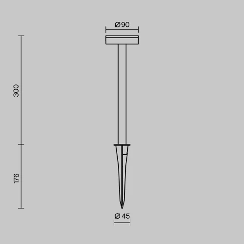 Купить Ландшафтный светильник Stake O503FL-L4B3K - фото: 6