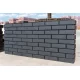 Кирпич керамический Black Premium Matte Красная Гвардия кирпичная кладка 3