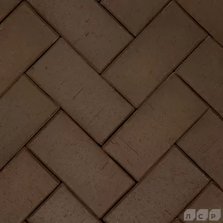 МЮНХЕН коричневый, 200х100х50, клинкер тротуарный, ЛСР