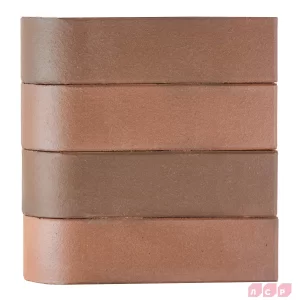 Кирпич керамический КРАСНЫЙ ФЛЭШ РАДИУСНЫЙ полнотелый, R-60, ЛСР