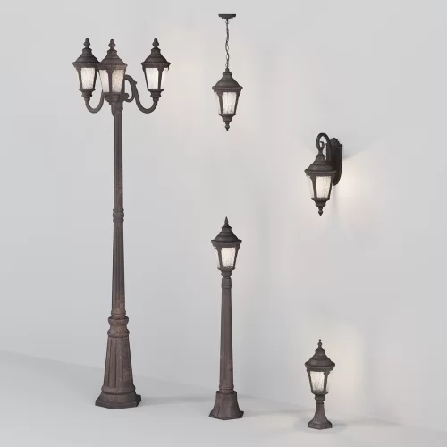 Купить Уличный настенный светильник Goiri O029WL-01BZ - фото: 2