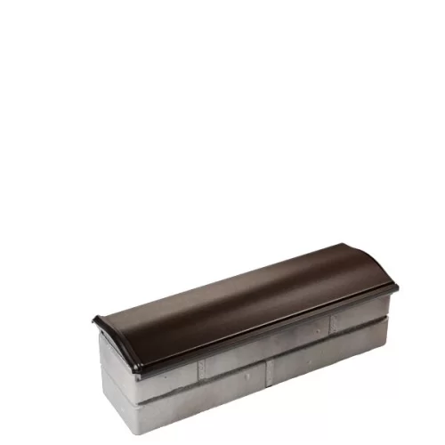 Парапет полимеркомпозитный с посадк на полкирпича, коричневый, MONBLAN 