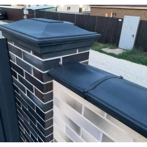 Купить Парапет полимеркомпозитный с посадкой 130мм на полкирпича, чёрный, MONBLAN  - фото: 2