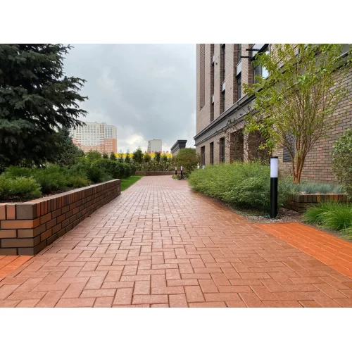 Купить ЭДИНБУРГ темно-красный, 200х100х50, клинкер тротуарный, ЛСР - фото: 9