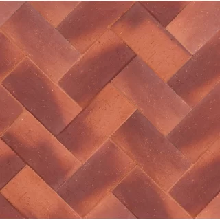 МАНЧЕСТЕР Бордо флэш, 200х100х50, клинкер тротуарный, ЛСР