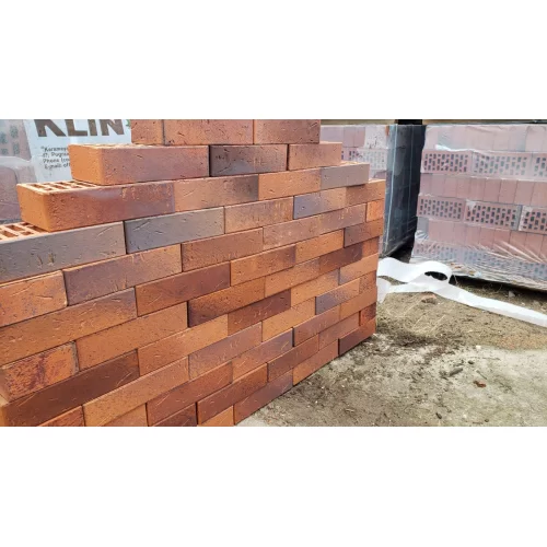 Клинкерный кирпич Гранат 5 Рустика красный 250x120x65 М300, Керамейя купить