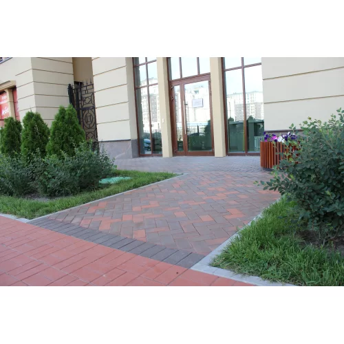 Купить НОТТИНГЕМ красный флэш, 200х100х50, клинкер тротуарный, ЛСР - фото: 3