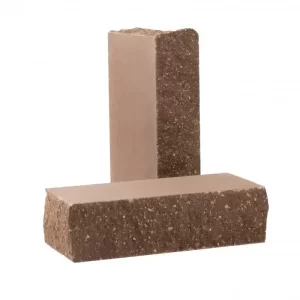 Кирпич облицовочный гиперпрессованный полнотелый тычковый "Гранит" ШОКОЛАД КСЛТ5