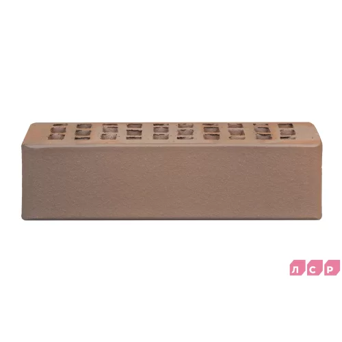 Кирпич керамический светло-коричневый флэш, поверхность гладкая, ЛСР Витебск