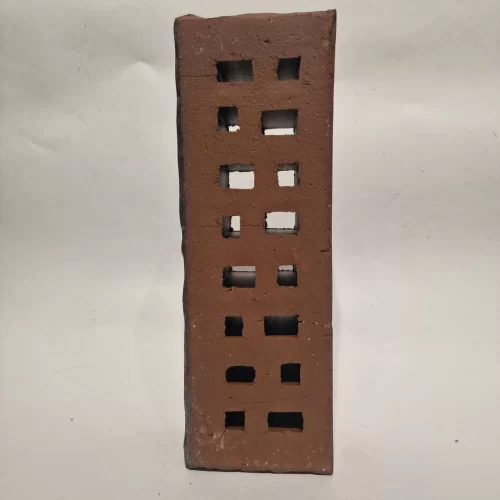 Облицовочный клинкерный кирпич Нордвейк терракотовый с серебром Минск